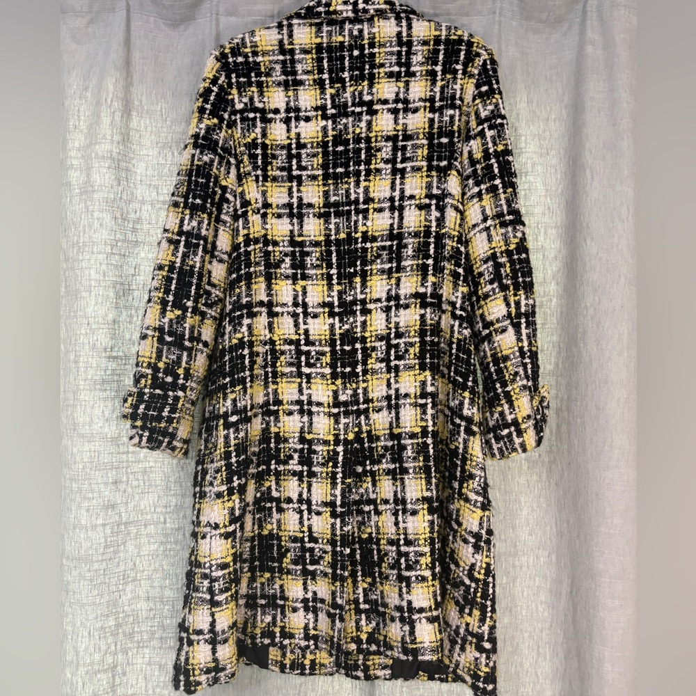 Marvin Richards Black, White & Yellow Coat - Picture 2 of 6